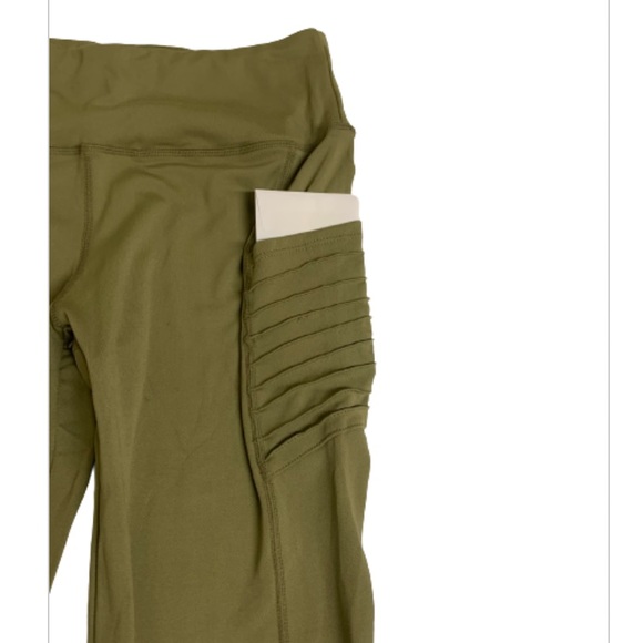 Kendal and Kylie Amy green detailed leggings - Picture 4 of 5